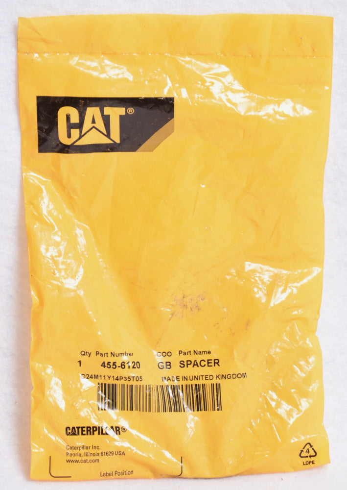 OEM CAT Caterpillar Spacer 455-6120 526-6708 Factory Sealed