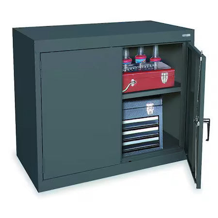 Zoro Select 1Ufb8 Shelving Storage Cabinet, 30 In H, 36 In W, 18 In D, Swing,