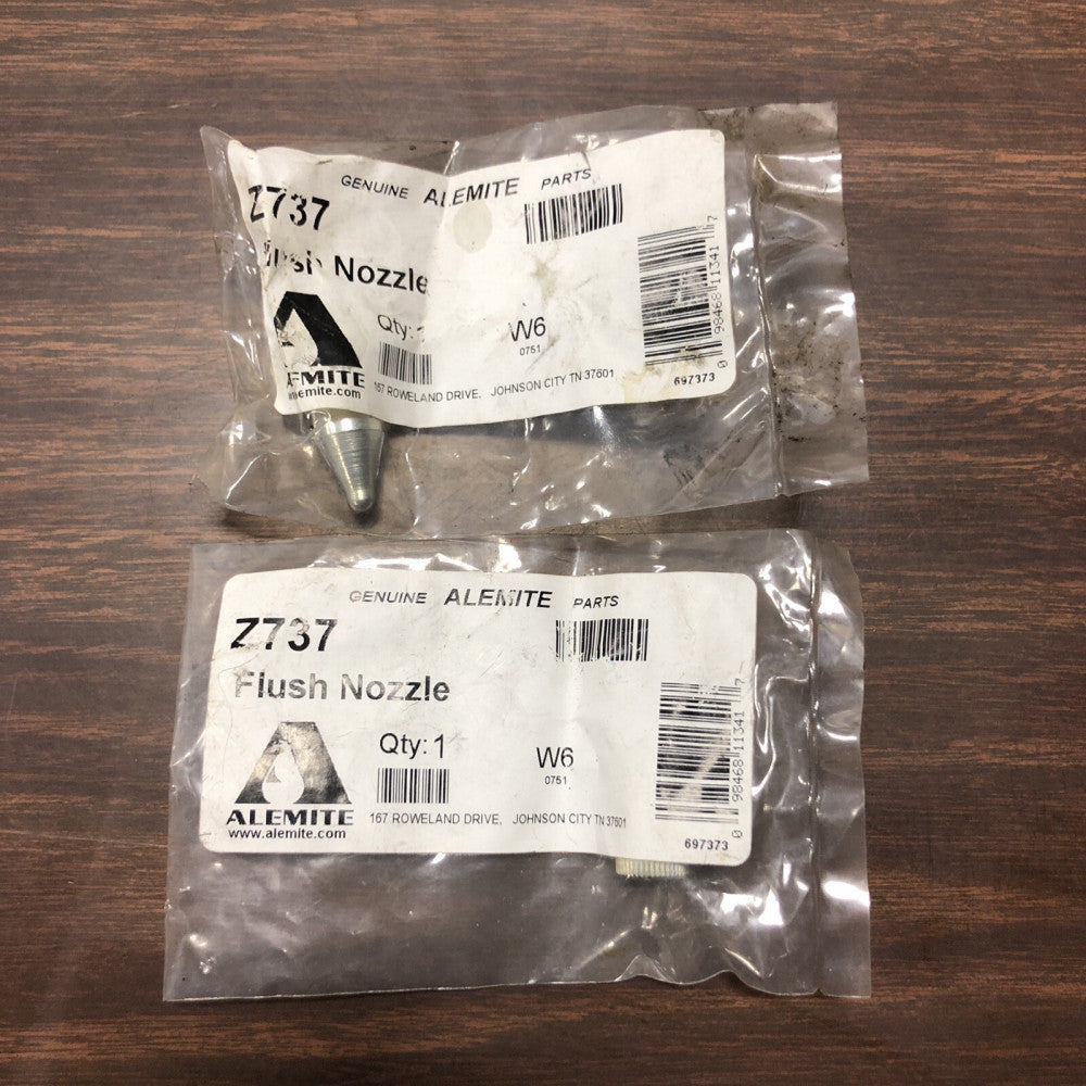 NEW Alemite Flush Nozzle Z737 Lot Of 2 W6