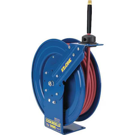 Coxreels Ez-P-Lp-350-Rh-Bxb Spring Return Hose Reel, 3/8 In Hose Diameter, 50