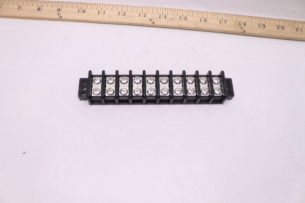 Terminal Strip Philslot 10 Pole Zinc Plated Steel 22-14 AWG 89-310