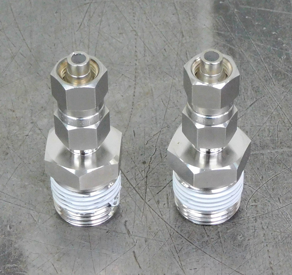 Ham-Let 768LSS1/4x1/2 Male Fitting Connector 316 SS 1/4 & 1/2 in. NPT Lot of Two