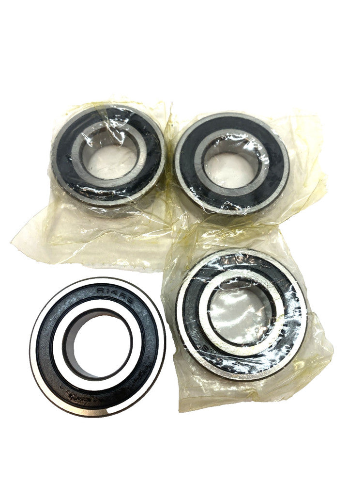 R14RS Deep Groove Ball Bearing, Rubber-Sealed Both Sides LOT OF 4