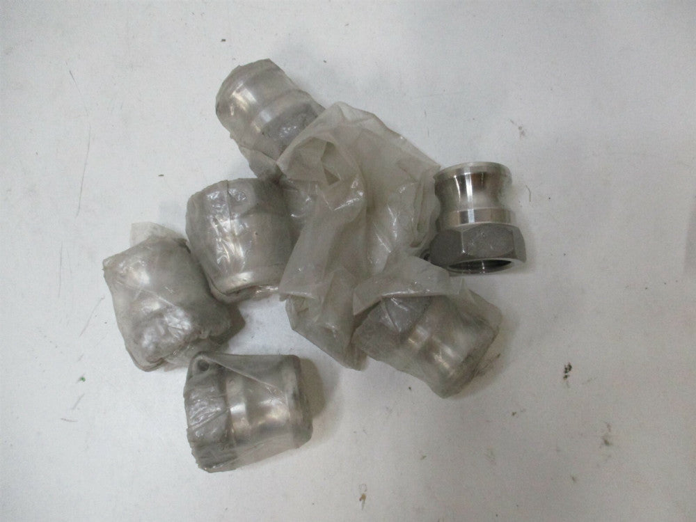 Kuriyana (SS-A075) 3/4" 250 PSI Stainless Steel Part A Male Adapter - Lot of 6