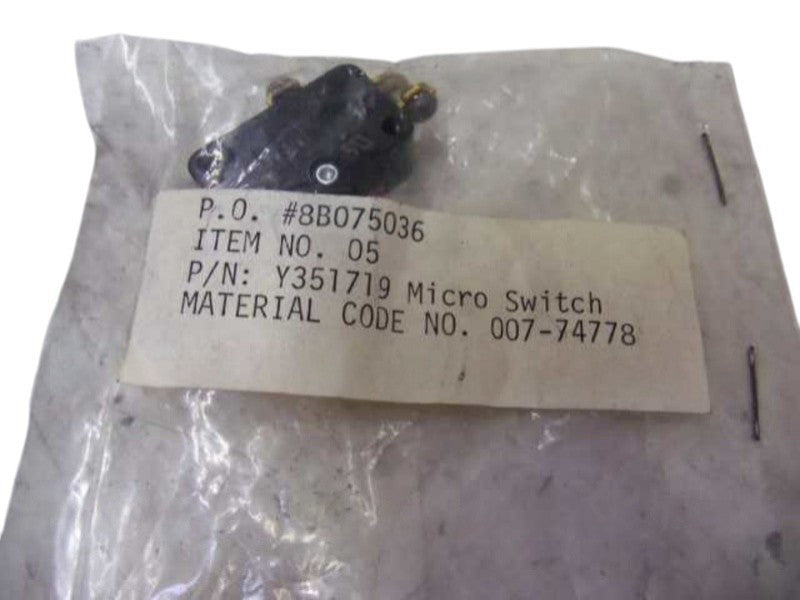MICRO SWITCH Y351719 NSNP