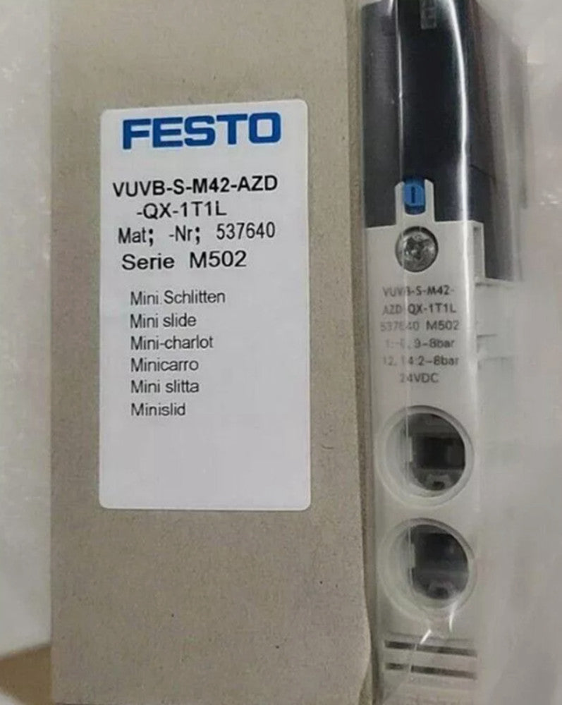 One Brand New Festo VUVB-S-M42-AZD-QX-1T1L 537640 Solenoid Control Valve