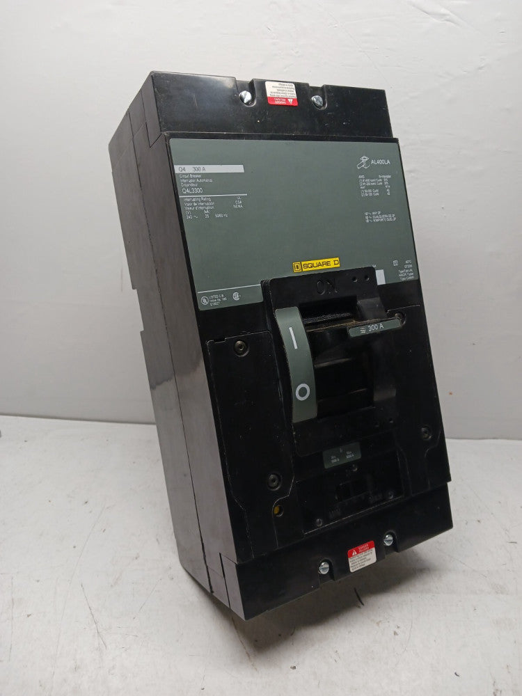SQUARE D Q4L3300 300 AMP CIRCUIT BREAKER 3 POLE 240 VAC 25KA