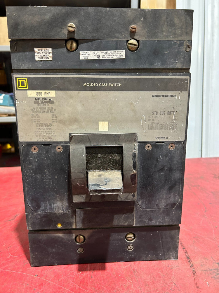 USED Square D Molded Case Switch MAL360008M
