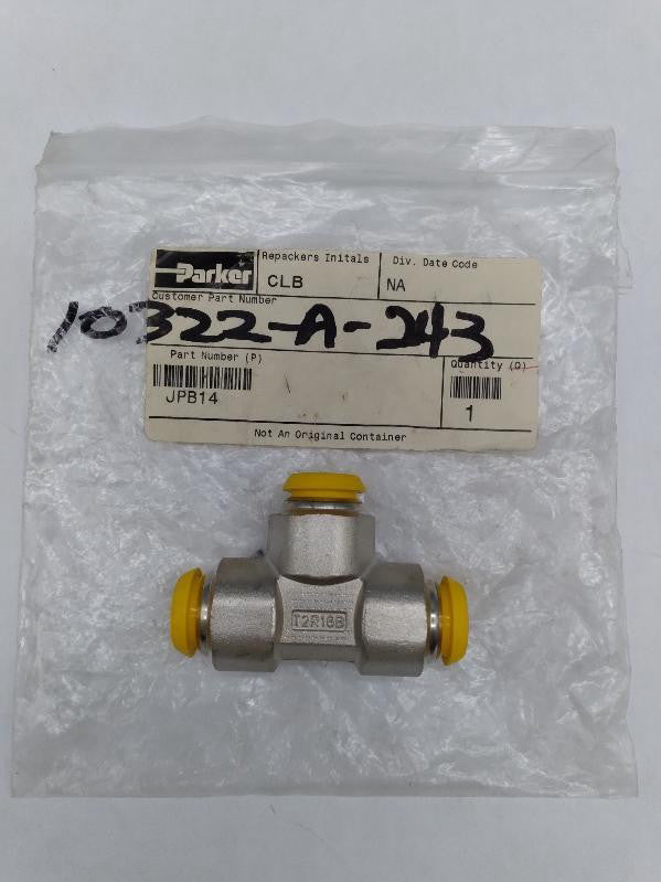NEW Parker JPB14 Metric Prestolok Union Tee