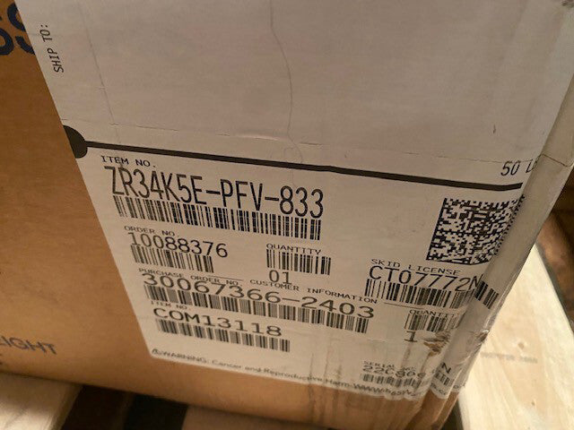Copeland Scroll Compressor ZR34K5E-PFV-833 (NEW)