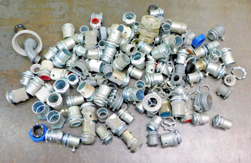 EMT Steel Conduit Fittings & Adapters Mixed Lot of 11.4 lbs