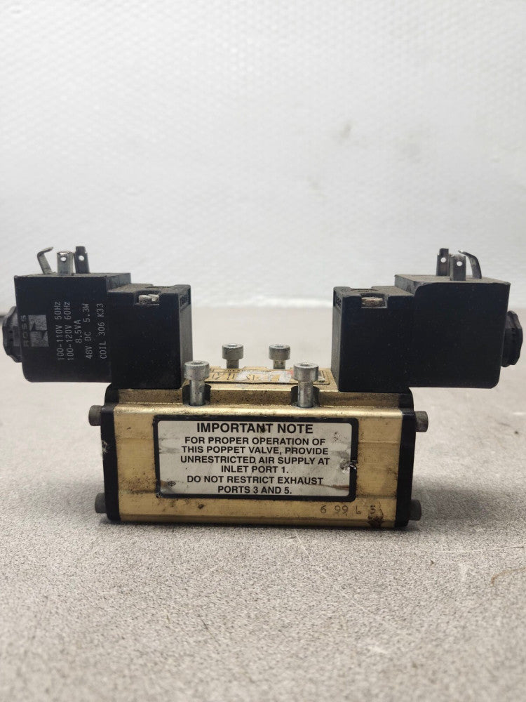 USED ROSS SOLENOID VALVE W6476B2407