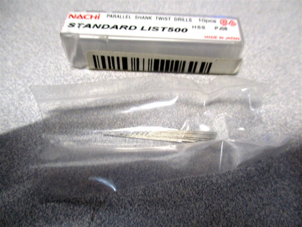 Nachi (0062417) .30mm x .30mm x 3.5mm x 20mm 2-Flute RH HSS Jobber Drill - 10 PC