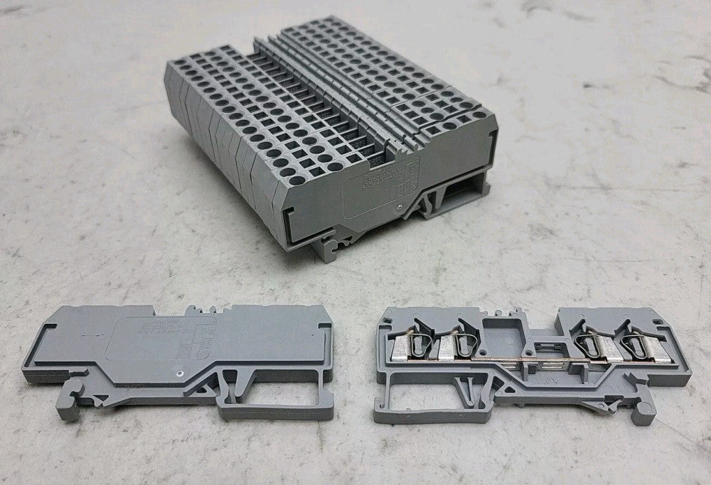20 Pack Wago 280-833 4-Conductor Through Terminal Block 800V 20A 28-12AWG