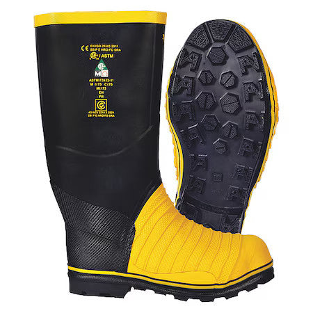 Viking Vw49t-14 Unisex Viking(R) Miner 49Er Tall Rubber Boot, Steel Toe, 16"