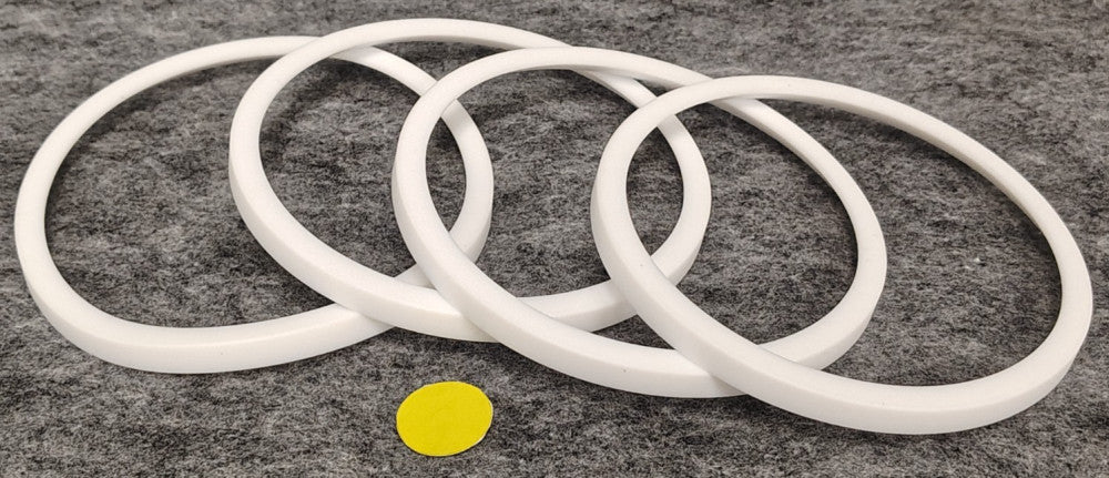 UNBRANDED 3-1/2" ID TEFLON GASKET RINGS ***LOT OF 4****