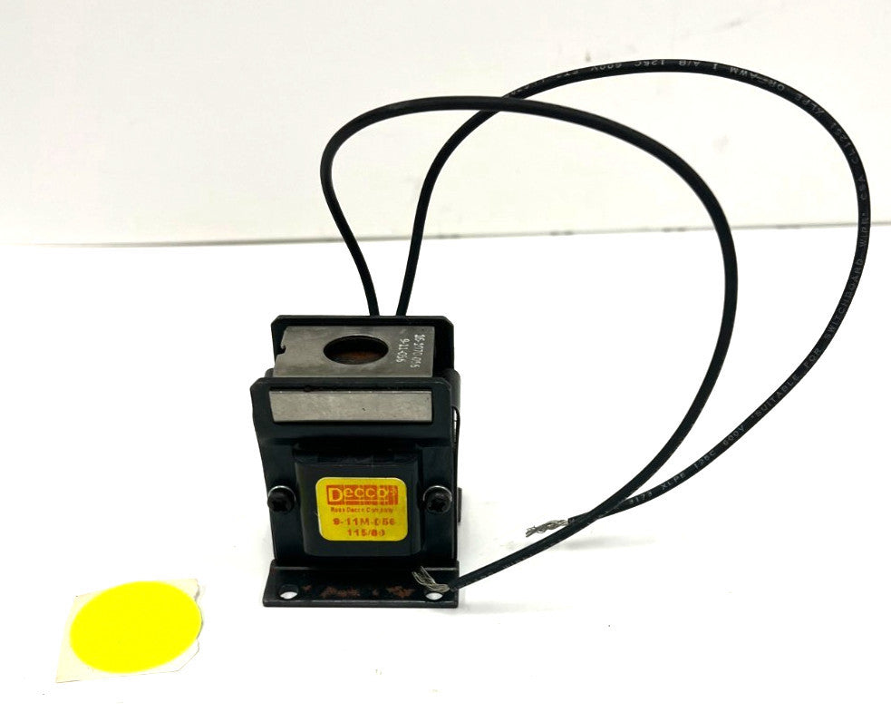 DECCO 9-11M-056 ELECTRIC SOLENOID COIL 115VAC 60HZ BRACKET MOUNT