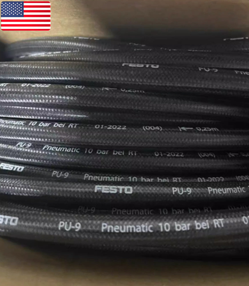 One Brand New 10 Meters Festo PU-9-SW 12134 Black Plastic tubing - US Stock