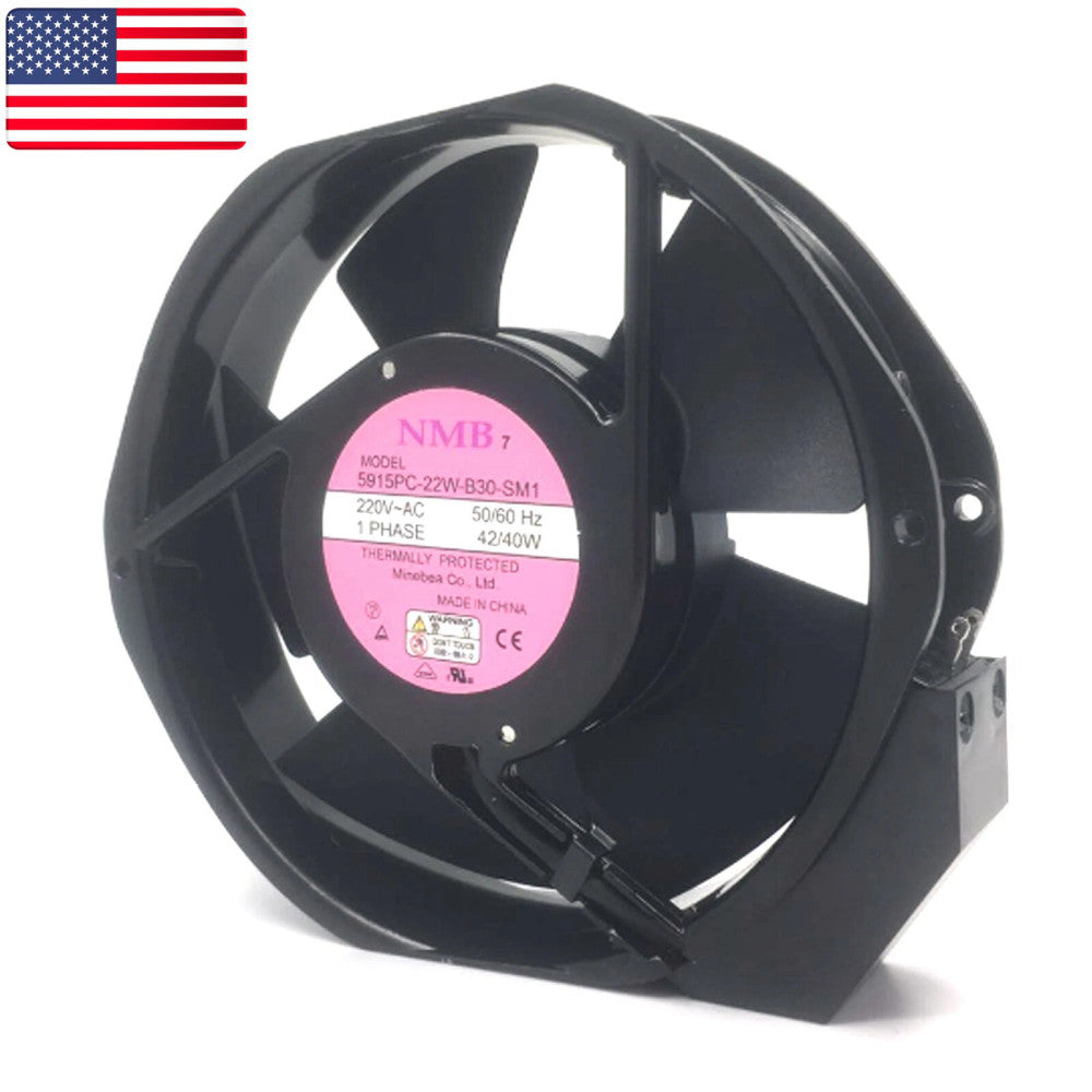 One Brand New NMB 5915PC-22W-B30-SM1 AC Fan AC220V 42/40W 50/60Hz - US Stock