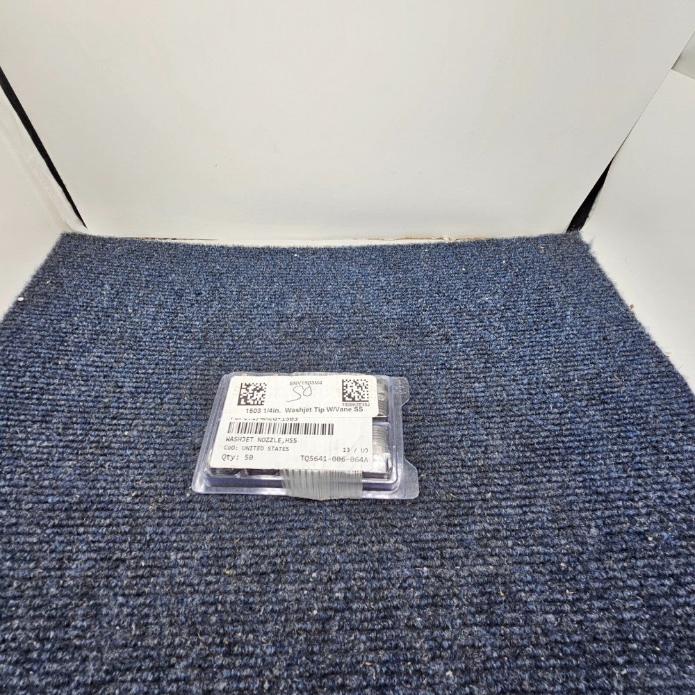 (10 PIECES) SNV1503M4, 1503 1/4 in. Washjet Spray Tips With Vane SS