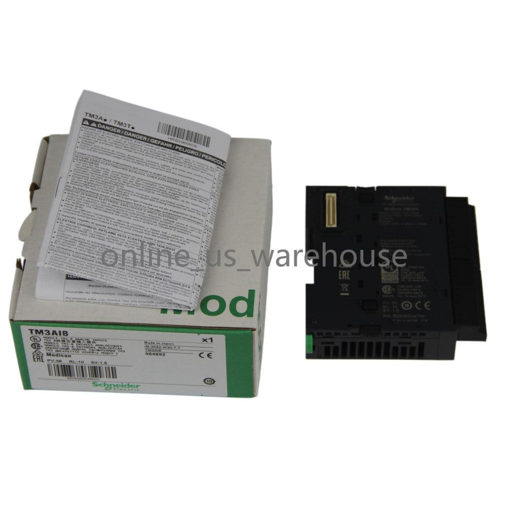 One Brand New Schneider TM3AI8 Analog Input Module
