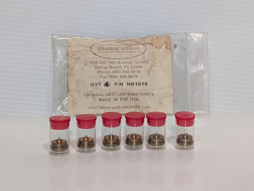 6 USSE NB1018 Probuilt H2O 1 Orifice Straight Nozzle .018 Diameter x .300L