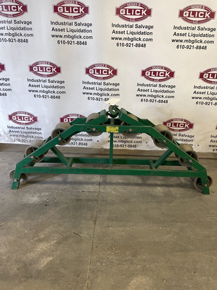 Greenlee 60" Radius Right Angle Conveyor Sheave w/ 5” x 7” Wheels