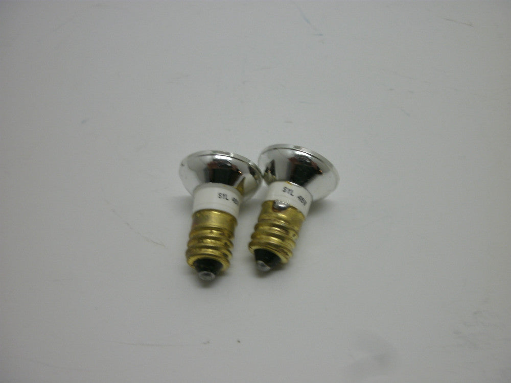SYLVANIA 48RC 336170 MINIATURE LAMP BULB 48V 2.4W 0.05A BULB E12 (LOT OF 2) NNB