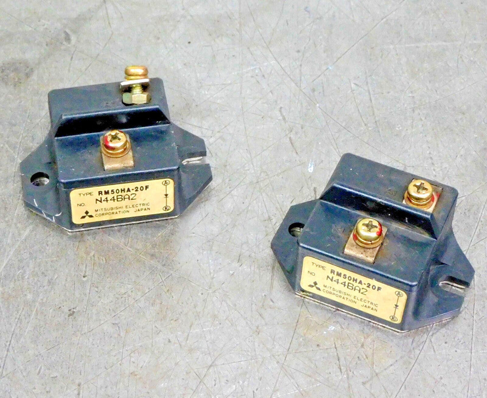 Mitsubishi RM50HA-20F Power Supply Module N44BA2 Lot of Two (2)