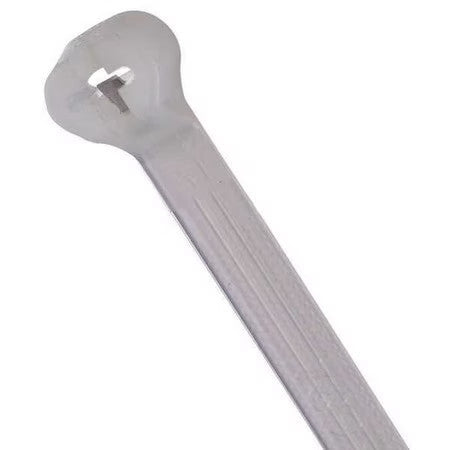 Ty-Rap Ty25m Cable Tie, 7-1/2 In L, 1-3/4 In Max Bundle Dia., Natural, Nylon