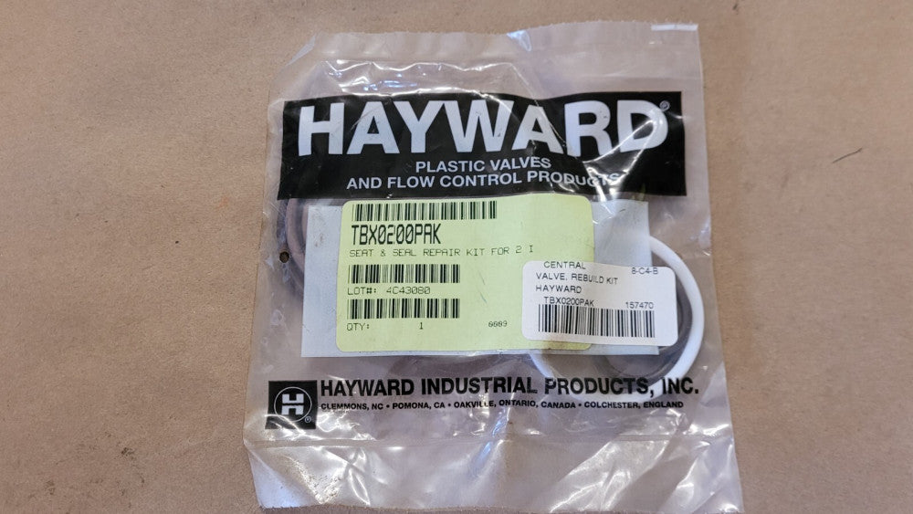 Hayward TBX0200PAK 2" PTFE Seat & FPM Seal Valve Repair Kit