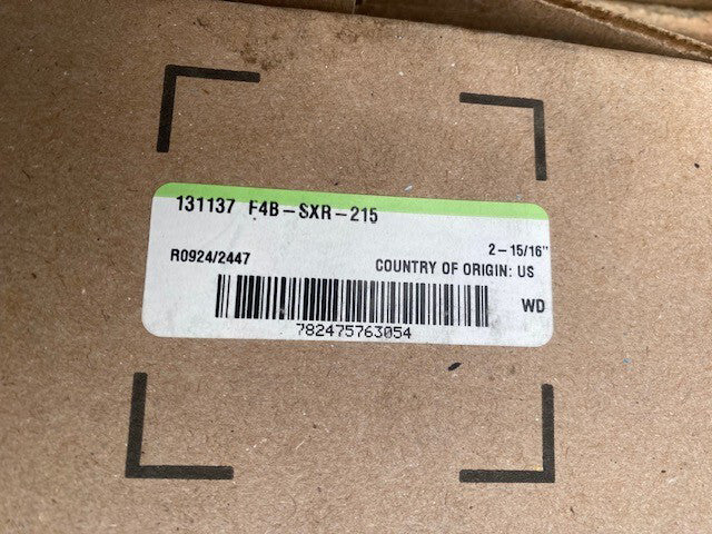 Dodge 131137 / F4B-SXR-215 2-15/16" bore 4-Bolt Flange Ball Bearing