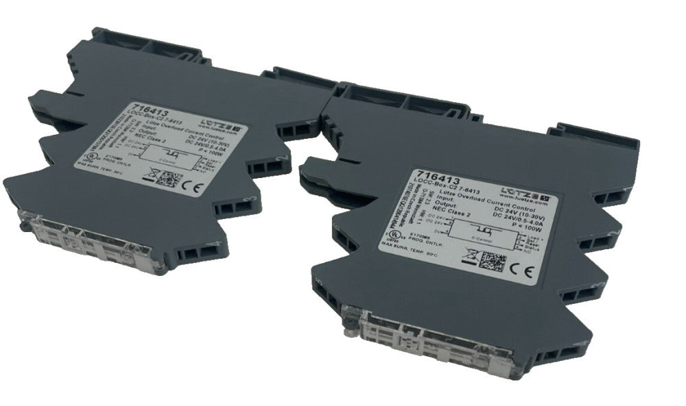 NEW LOT OF 2 LUTZE 716413 OVERLOAD CURRENT CONTROLLERS