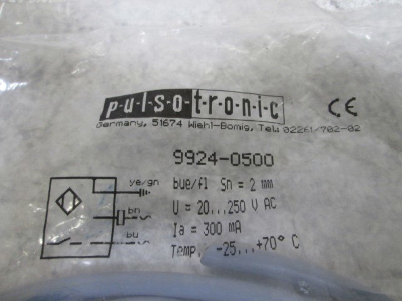 PULSOTRONIC 9924-0500 PROXIMITY SWITCH NSNP IN A BAG