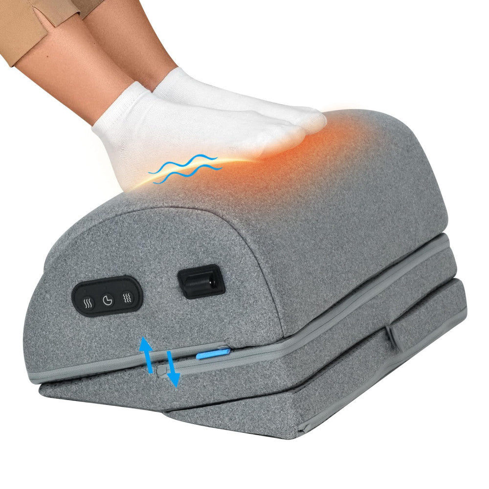 Foot Rest Under Desk at Work with Heat,Vibration,Foot Heater Foot Warmer,3 He...