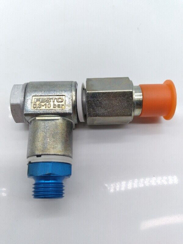 NEW Festo GRLA-1/8-QS-8-D Flow Control Valve