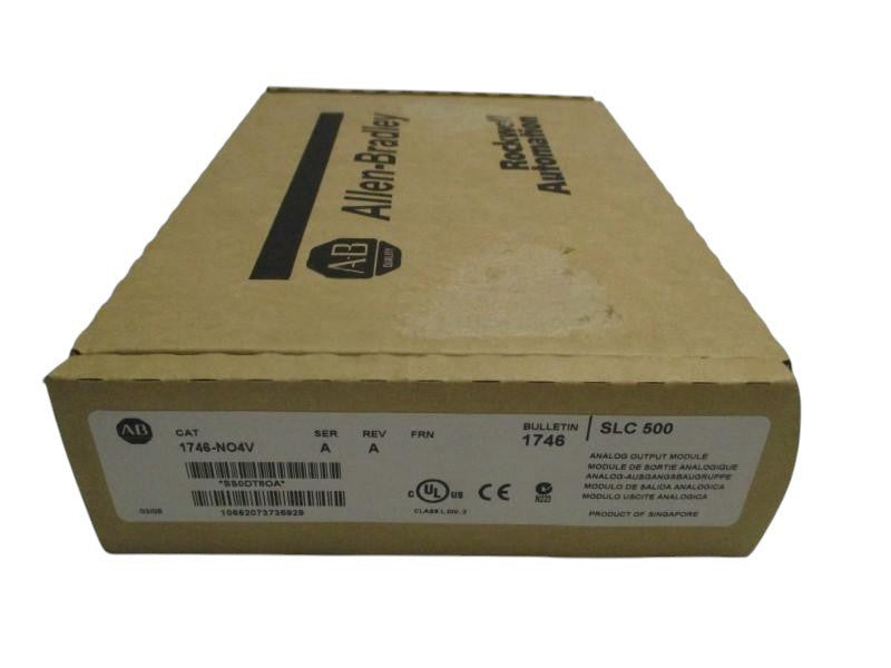 ALLEN BRADLEY 1746-NO4V SER. A OUTPUT MODULE DATE: 2008 NSFS