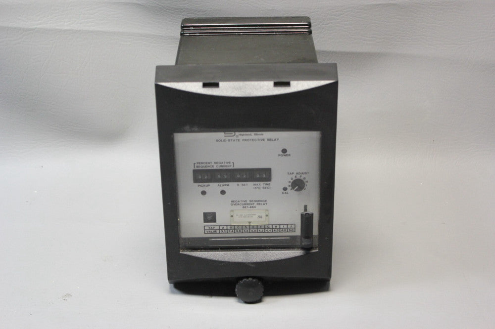 UNUSED BASLER SOLID STATE PROTECTIVE RELAY BE1-46N