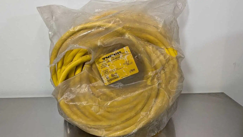 Turck RSM WKM 66-20M Cordset U-68787 6 Pin 7/8" 20m Yellow Male 0°/Female 90°