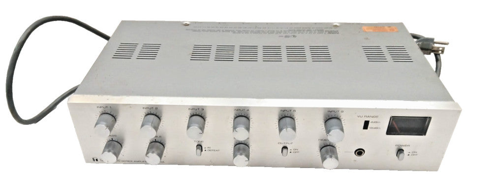 TOA 900 SERIES CHANNEL MODULAR MIXER AND AMPLIFIER MODEL M-900A AC 120V 60 HZ