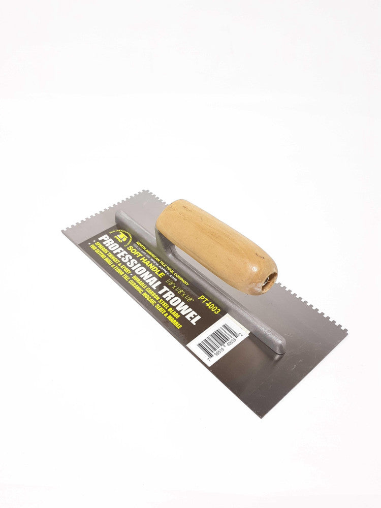 NATTCO PT4003 Professional Trowel 1/8''x1/8''x1/8''