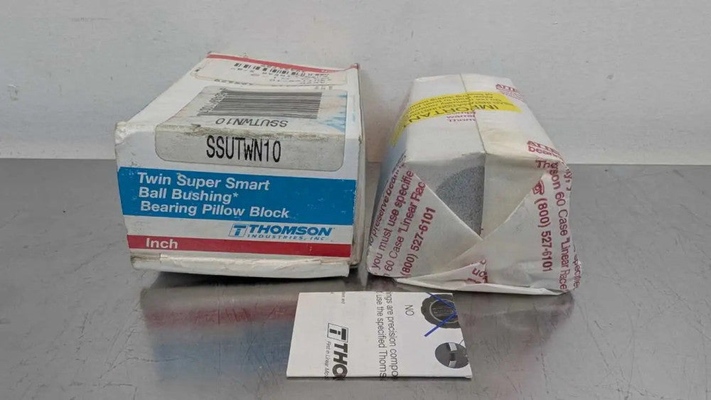 Thomson SSUTWN10 Ball Bushing Bearing Twin Pillow Block 0.625" ID 2.5" Wide x 4"