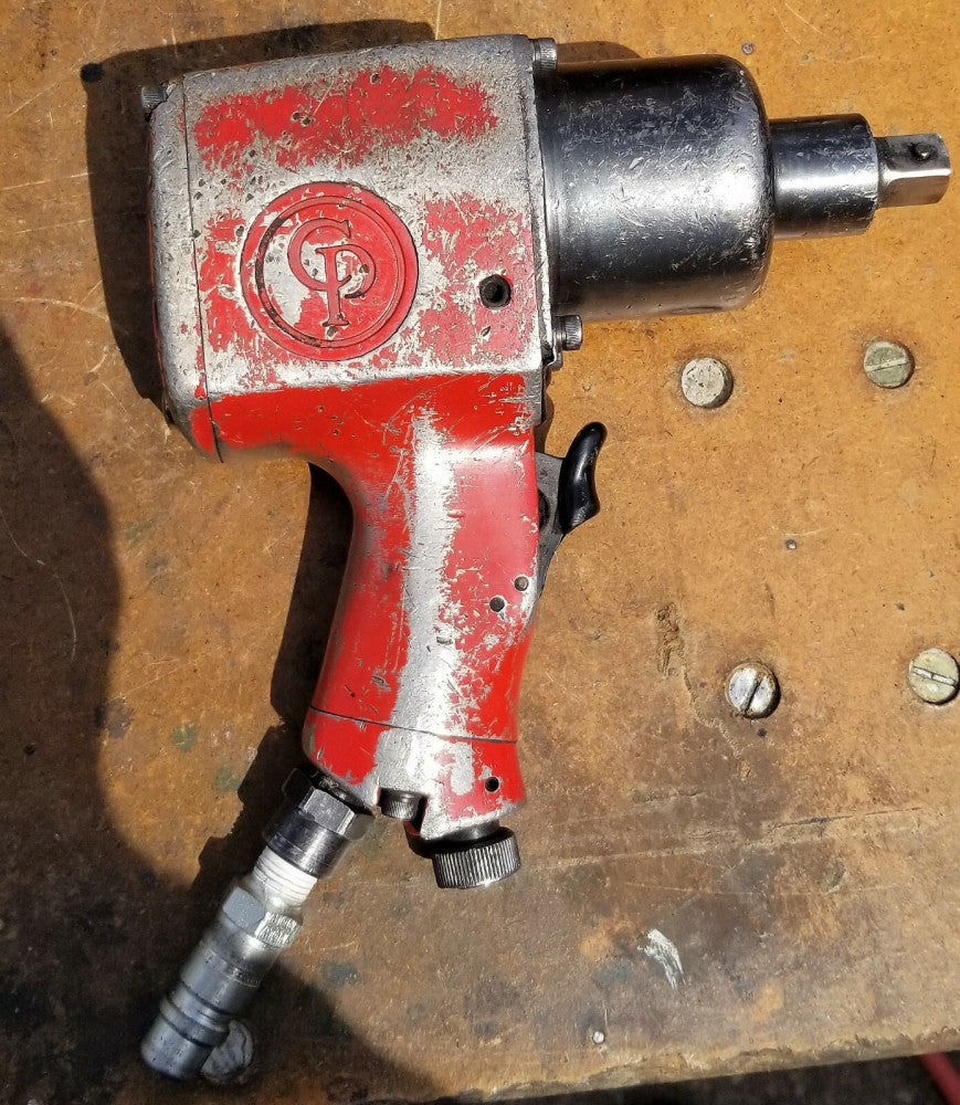 ½” Pneumatic Impact Wrench Chicago Pneumatic CP9541 TESTED WORKING PULL [B6F#23