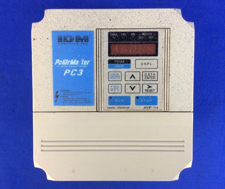 IDM PoWrMaSter PC3 AC MOTOR SPEED CONTROL 1HP CIMR-PCU20P7