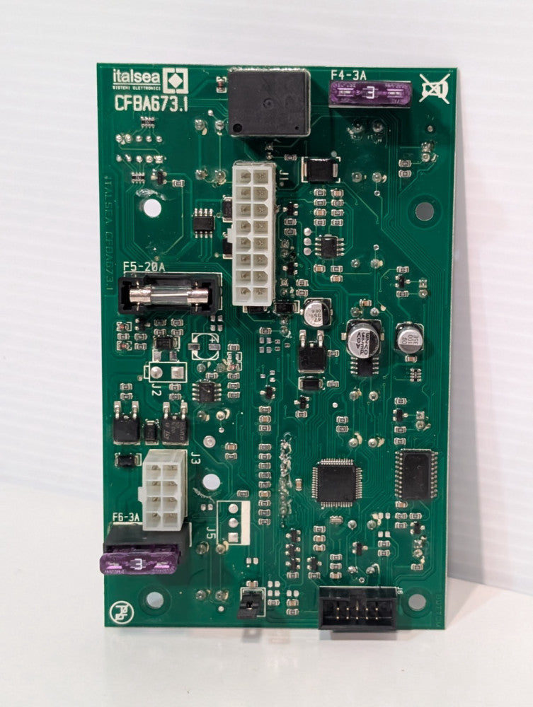 Italsea CFBA673.1 Control Board, Printed Circuit Board with Fuses, CFBA6731