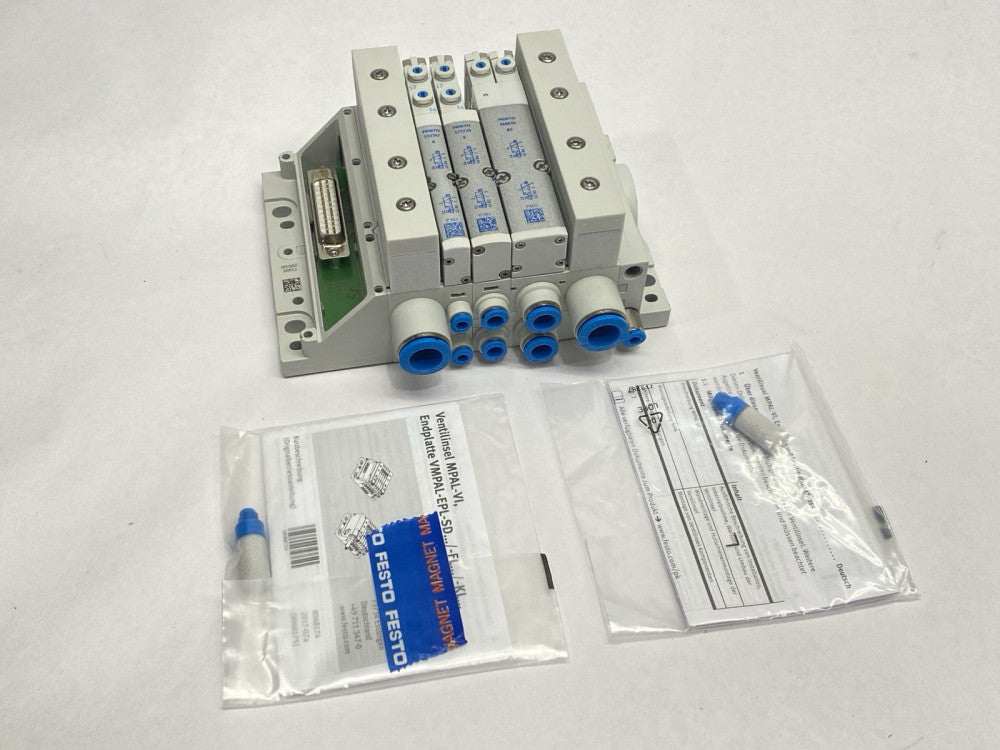 Festo 34P-MS6-SFEJBGABBCCD-UAETSBU-3K Configured Valve Manifold 569926