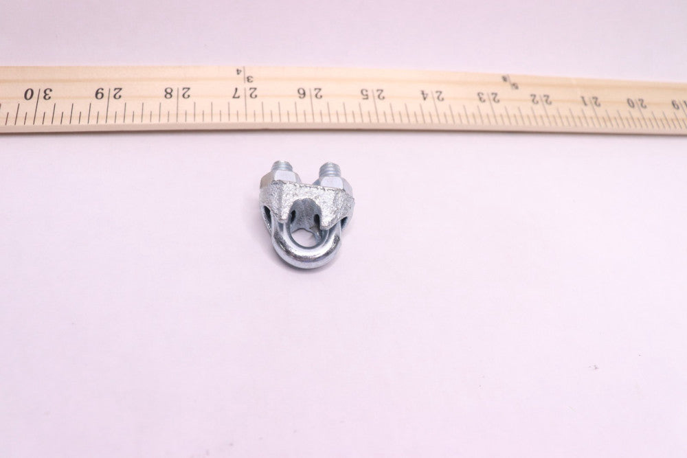 (9-Pk) National Hardware Wire Cable Clamp Zinc Plated 1/4" N889-015
