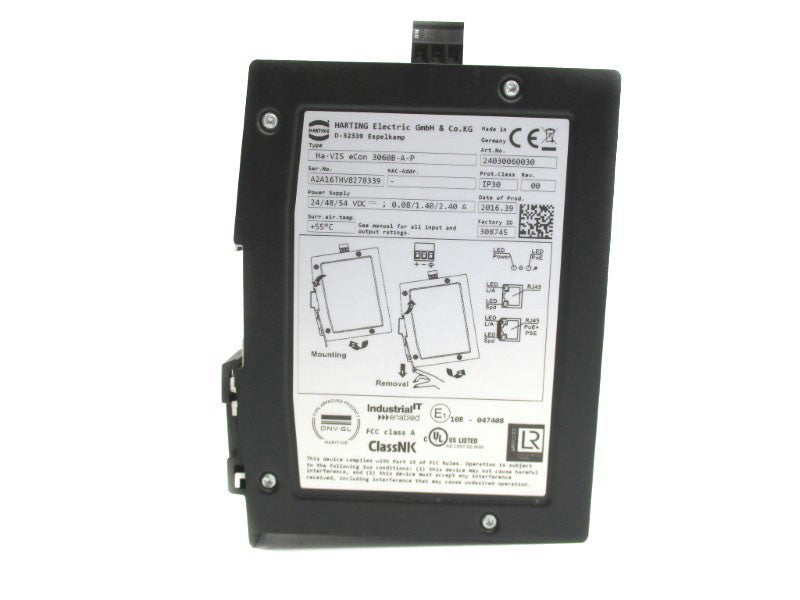 HARTING 24030060030 24/48/54VDC 0.08/1.40/2.40A NSMP