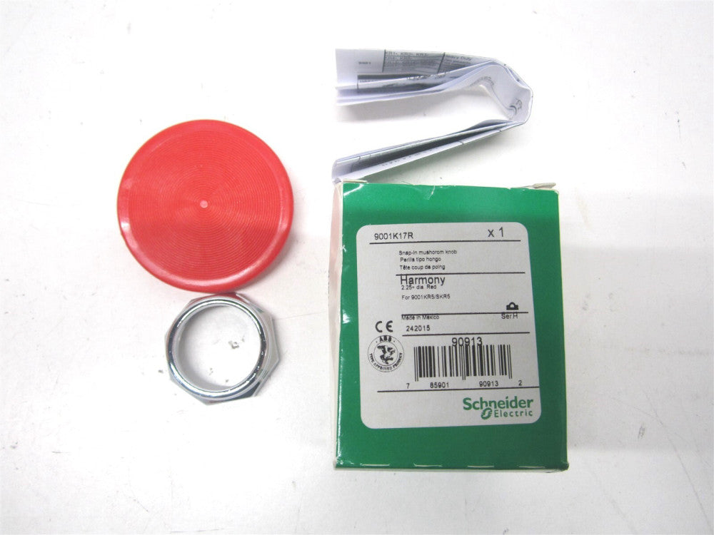 Schneider Electric (9001K17R) 2-1/4" Extended Mushroom Head Pushbutton Switch