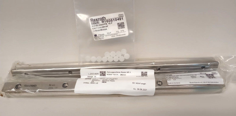 Rexroth R204510431 Ball Guide Rail 280mm (Pack Of 2) 514627370